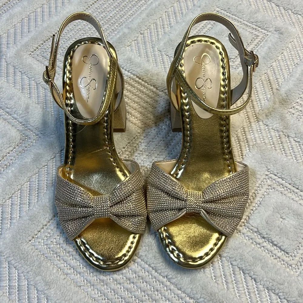 JESSICA SIMPSON - Ohela High Heel in Gold